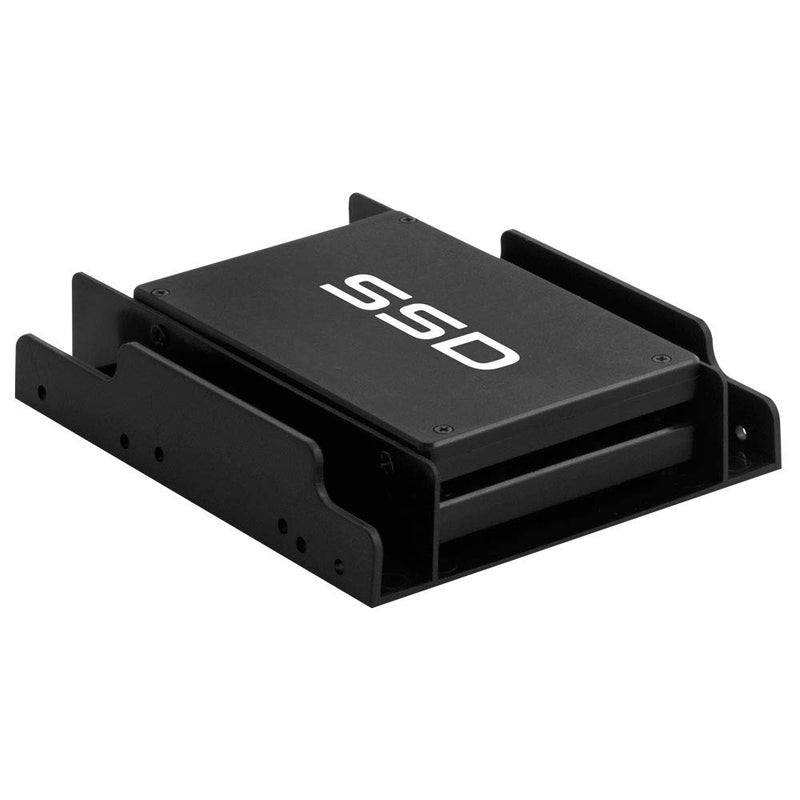 Kingwin SSD Hard Drive Mounting Kit Internal, Convert Any 2 x 2.5â€ Solid State Drive/HDD Into a 3.5 Inch Drive Bay. Mounting Screws Included, Quick and Easy Installation [HDM-226] - Image 1